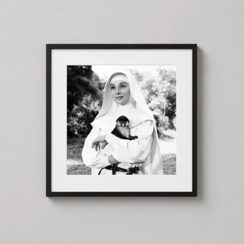 Audrey Hepburn The Nun's Story Portrait, Belgian Congo Photography Print