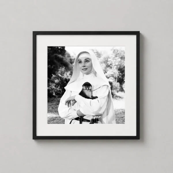 Audrey Hepburn The Nun's Story Portrait, Belgian Congo Photography Print