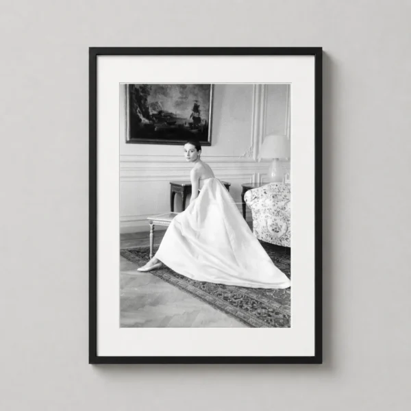 Audrey Hepburn Givenchy Gown at The Nun's Story Premiere Photography Print