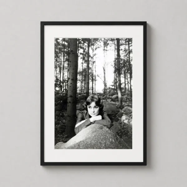 Audrey Hepburn Love in the Afternoon Paris Photographic Photography Print