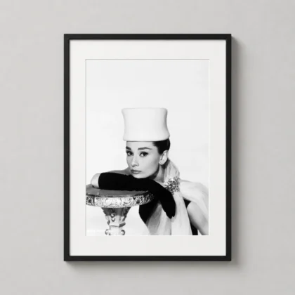 Audrey Hepburn Funny Face Fashion photography print for gallery wall display by MerchFuse