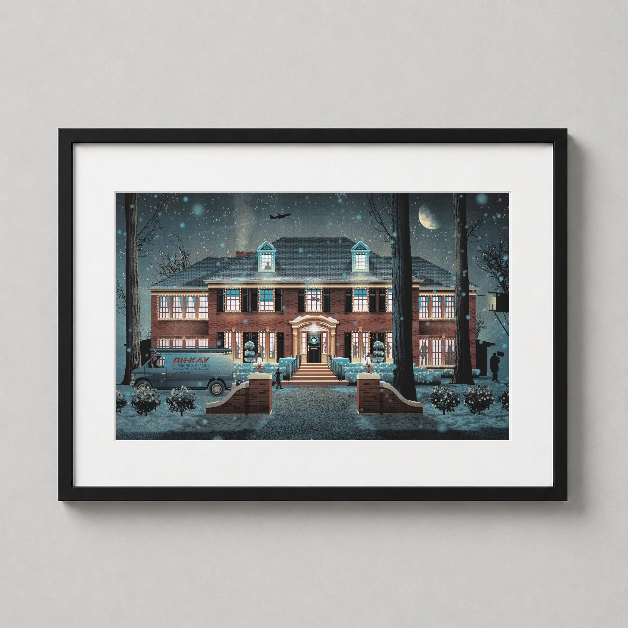 Home Alone Mccallister House — illustrative winter scene of the McCallister house from Home Alone
