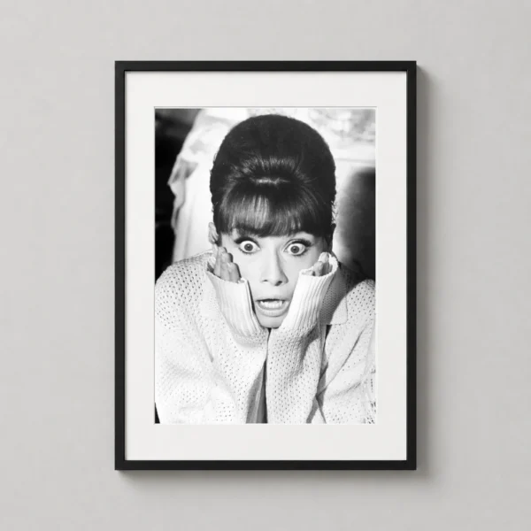 Audrey Hepburn Paris When It Sizzles Candid Photography Print