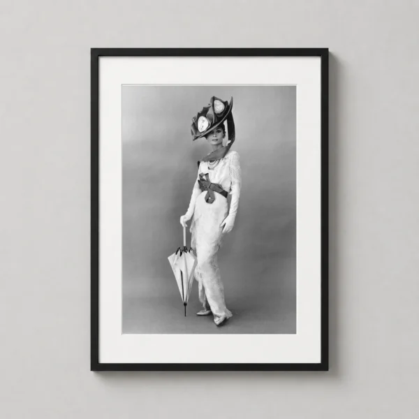 Audrey Hepburn 1963 My Fair Lady Cinema Portrait Photography Print