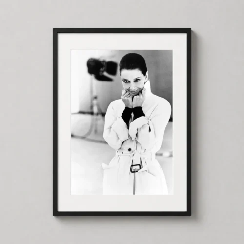 Audrey Hepburn Vanity Fair 1991 Trench Coat Photography Print