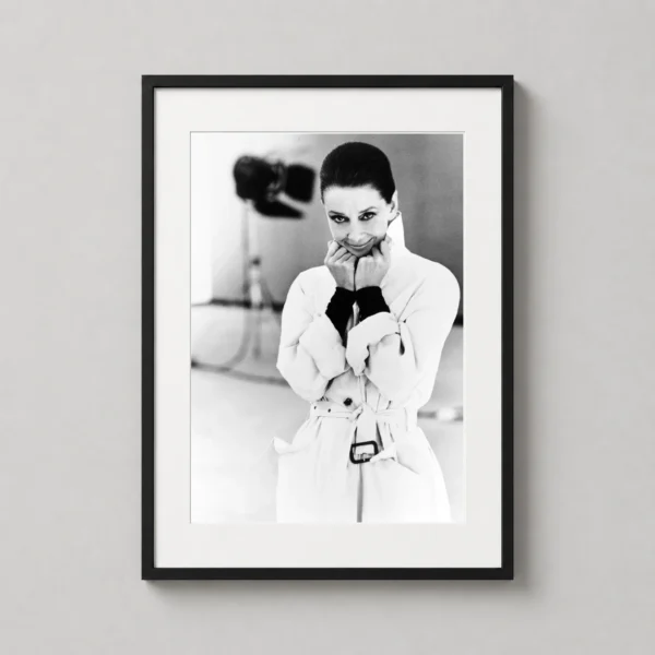 Audrey Hepburn Vanity Fair 1991 Trench Coat Photography Print