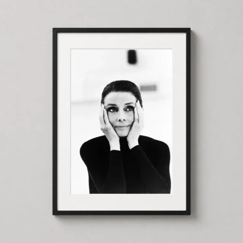 Audrey Hepburn Vanity Fair May 1991 Black and White Photography Print