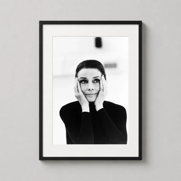 Audrey Hepburn Vanity Fair May 1991 Black and White Photography Print