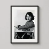 Ava Gardner in Personal Director's Chair Photography Print
