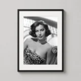 Ava Gardner in Sequined Evening Gown Hollywood Photography Print