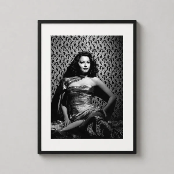Ava Gardner Glamour Photo by Clarence Bull Classic Hollywood Photography Print