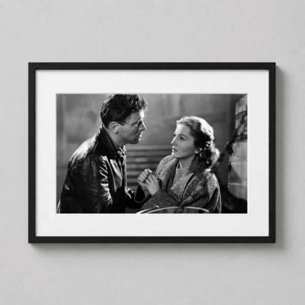 The Killers Film Noir Still, Ava Gardner and Burt Lancaster Photography Print