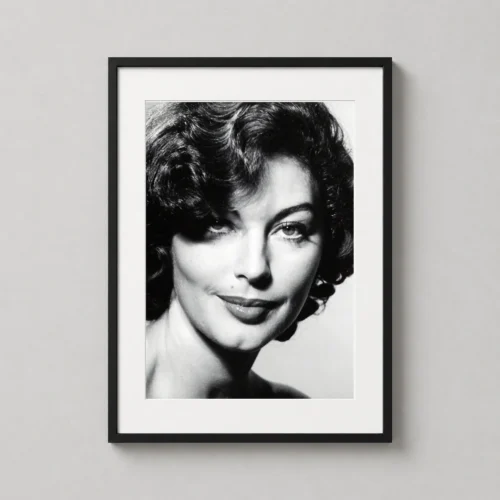 Ava Gardner LIFE Magazine Portrait, Black and White Photography Print