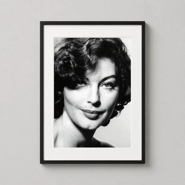 Ava Gardner LIFE Magazine Portrait, Black and White Photography Print