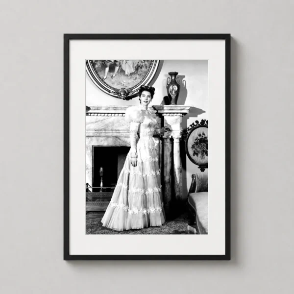Ava Gardner in My Forbidden Past Ballroom Gown Photography Print