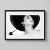 Ava Gardner 1963 Portrait, Black and White Celebrity Photography Print