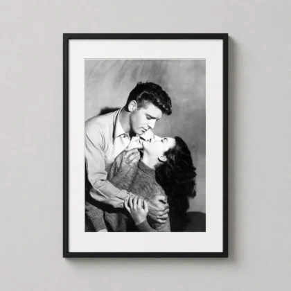 Killers Universal – Burt Lancaster and Ava Gardner 1946 Film Still decorative movie poster for curated interiors by MerchFuse