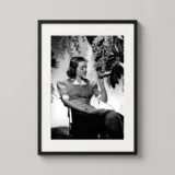 Bette Davis Garden Portrait by George Hurrell Photography Print