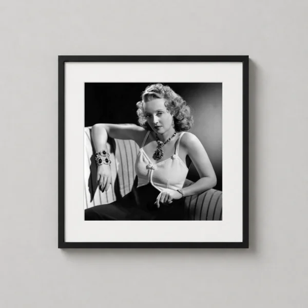 Bette Davis 1939 Warner Brothers Studio Portrait Glamour Photography Print