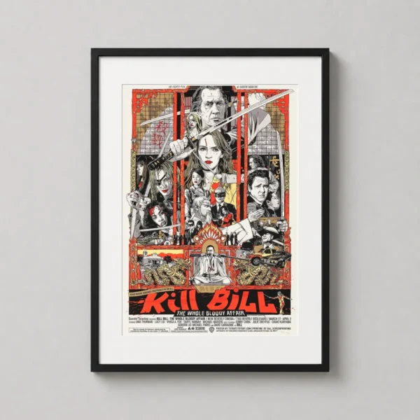 Kill Bill The Whole Bloody Affair Tyler Stout Mondo Movie Poster