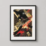 King Kong 1933 Climactic Scene by Chris Thornley Movie Poster