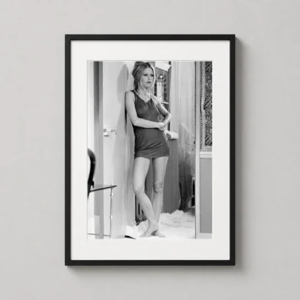 Brigitte Bardot Les Novices, 1970 On – Set Photo wall print with graphic wall character by MerchFuse