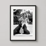 Brigitte Bardot and Her Dogs 1954 Vintage Photography Print