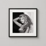 Brigitte Bardot Glamour Portrait, Black and White Photography Print
