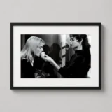 Brigitte Bardot Behind the Scenes Makeup Room Vintage Photography Print