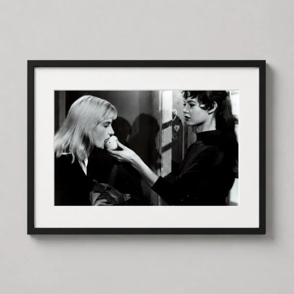 Brigitte Bardot Behind the Scenes Makeup Room Vintage Photography Print