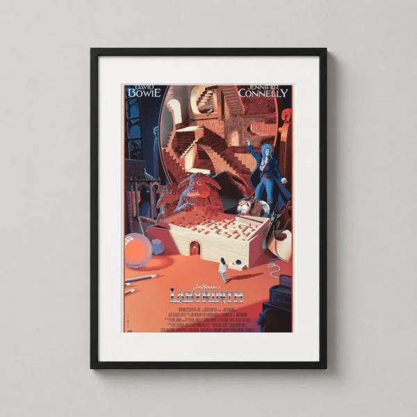 Labyrinth Movie Laurent Durieux Mondo David Bowie Movie Poster