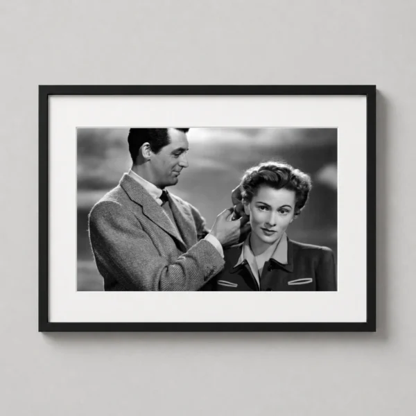 Suspicion 1941 Cary Grant and Joan Fontaine Movie Poster