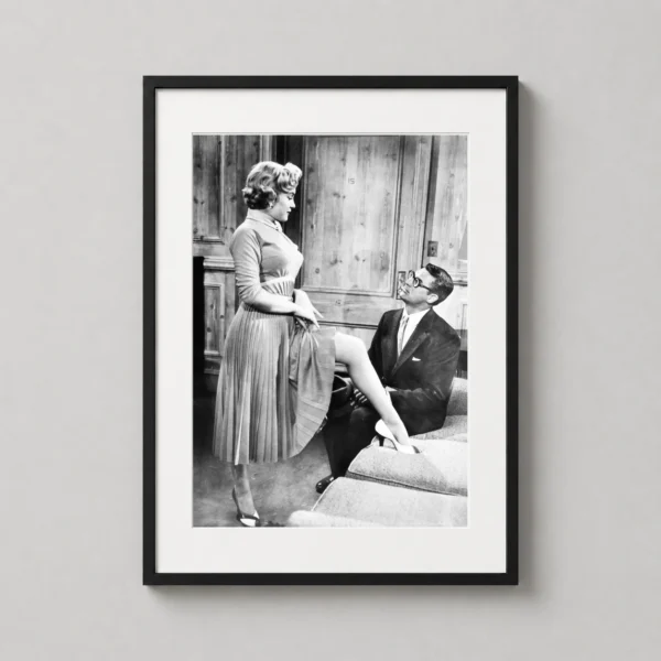Cary Grant and Marilyn Monroe Monkey Business Film Poster