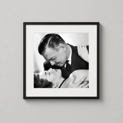 Betrayed Clark Gable Lana Turner Print featuring Betrayed Lana Turner in classic cinema style | MerchFuse