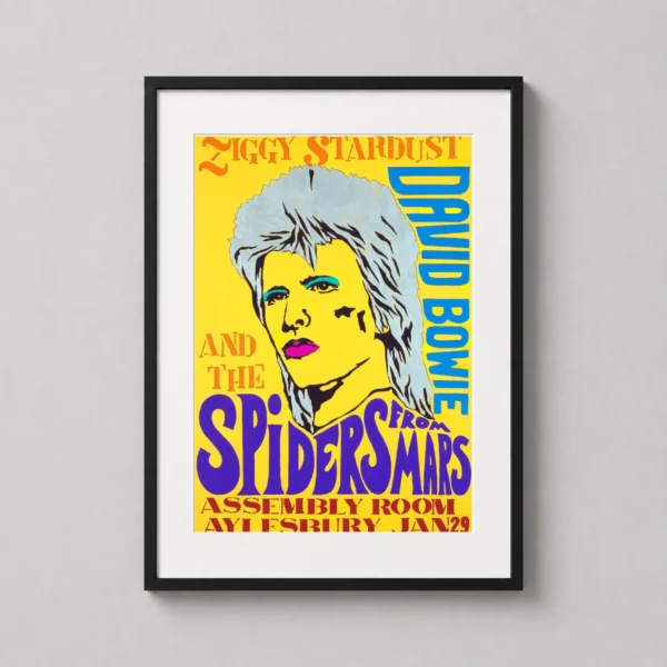 David Bowie Ziggy Stardust and The Spiders From Mars Photography Print