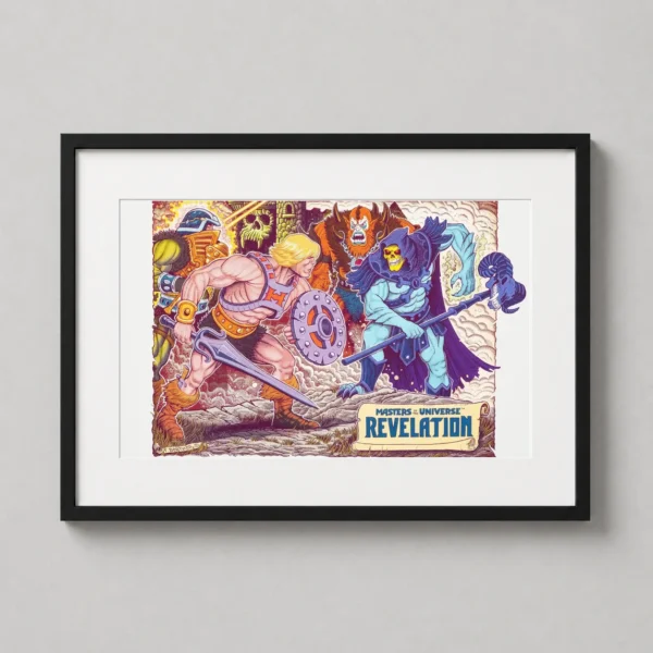 He-Man vs Skeletor Masters of the Universe Revelation Movie Poster
