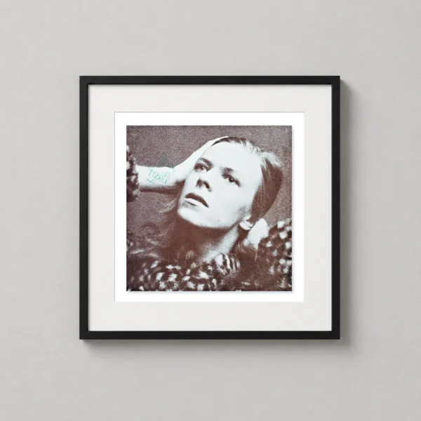 David Bowie Hype Era Portrait, Vintage Glam Rock Photography Print