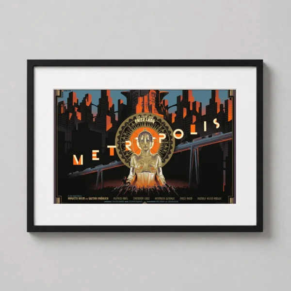 Metropolis Laurent Durieux Art Deco Sci-Fi Movie Poster