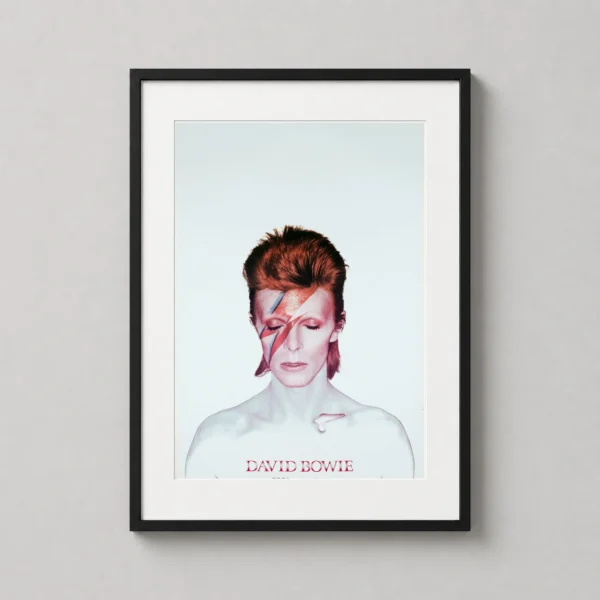 Aladdin Sane David Bowie RCA Records 1973 Promotional Poster Photography Print