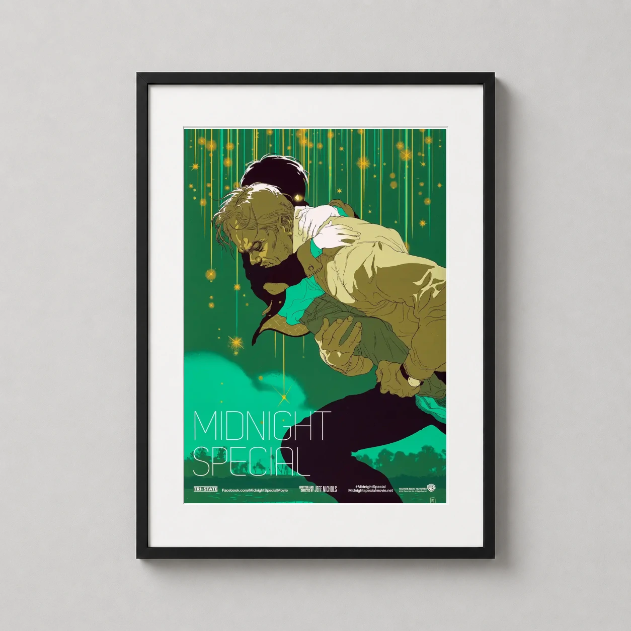 Midnight Special — evocative sci-fi illustration from Tomer Hanuka featuring a father