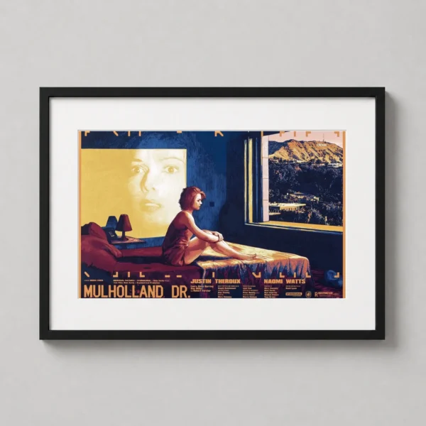 David Lynch Mulholland Drive Surreal Neo-Noir Poster Movie Poster