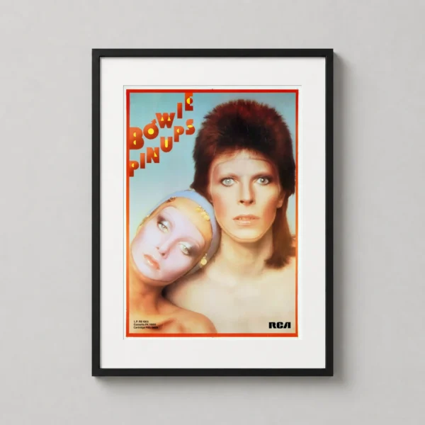 David Bowie Pin Ups Album Promo Poster, RCA 1973 Photography Print