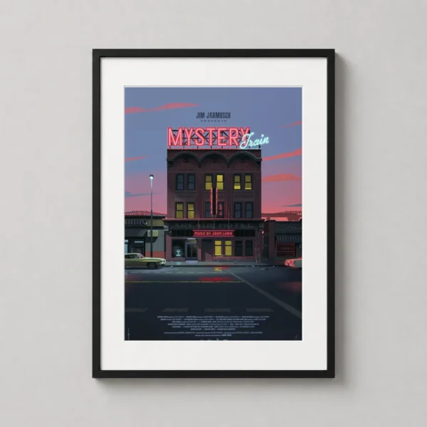 Mystery Train Mondo Movie Poster by Laurent Durieux, Arcade Hotel