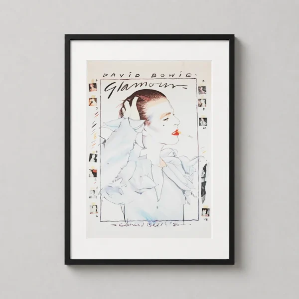 David Bowie Glamour Souvenir 1981 Edward Bell Photography Print