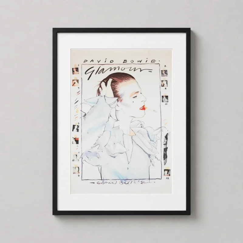 David Bowie Glamour Souvenir 1981 Edward Bell Photography Print