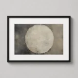Stone Circle Ritual Abstract Textured Wall Art Print