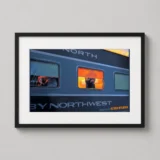 North by Northwest Laurent Durieux Train Scene Movie Poster