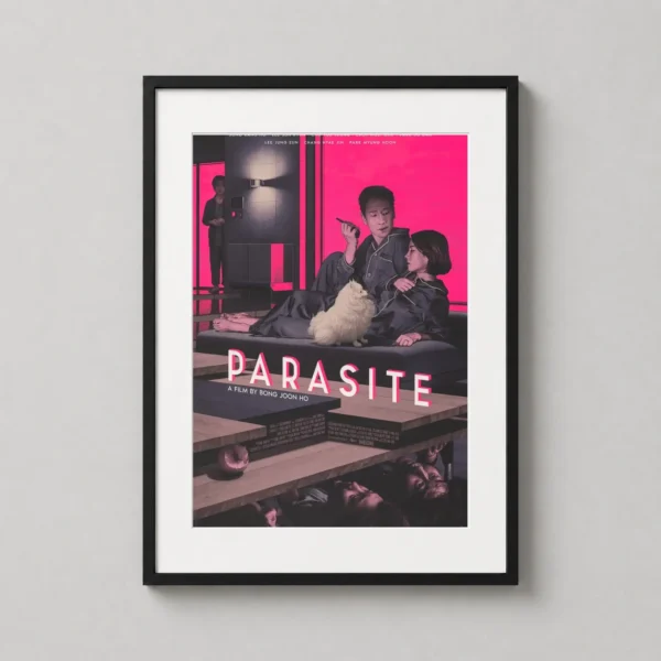 Parasite Movie Mondo Rory Kurtz Neon Edition Movie Poster