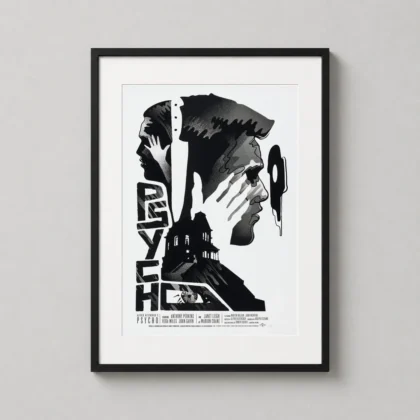 Alfred Hitchcocks Psycho Mondo Poster - movie poster from MerchFuse