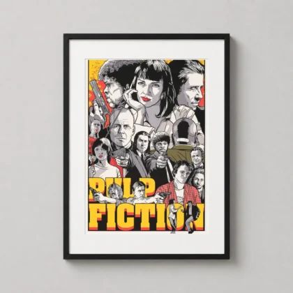 Pulp Fiction Poster Joshua Budich - movie poster from MerchFuse